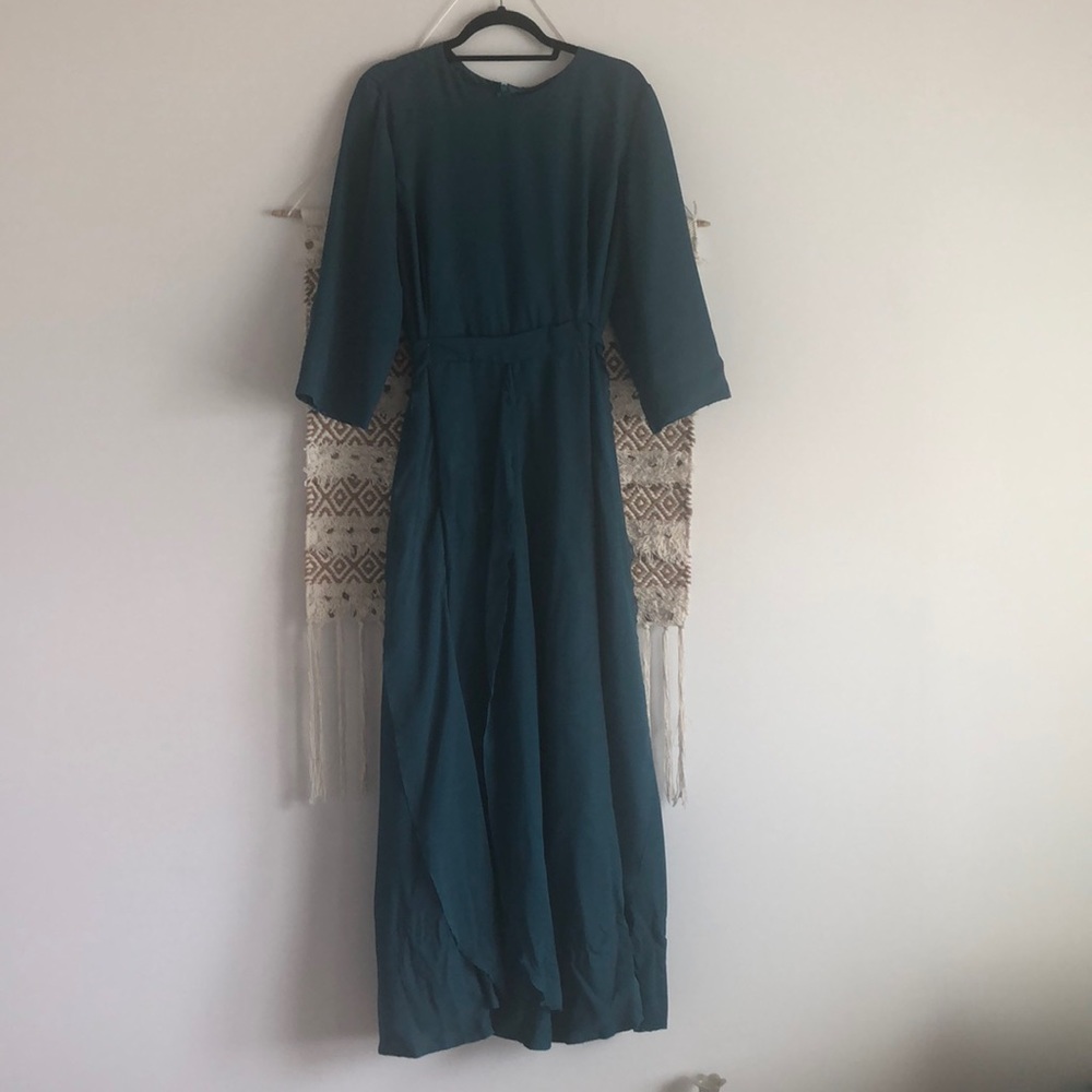 Teal Bridesmaids, wedding, formal dress